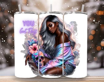 You Got This digital design to fit 20oz tumbler. Digital download files only!