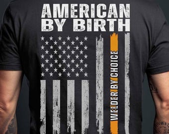 Patriotic Welder T-Shirt: American Flag Design
