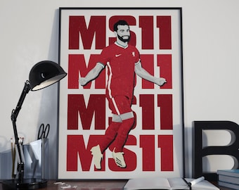 Poster Bruno Fernandes Manchester United A3 - Affiche Football Saison 2022-23 Impression Pro