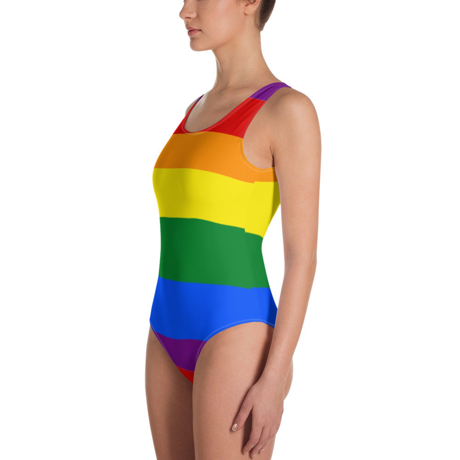 LGBT Rainbow Pride Flag Swimsuit Etsy