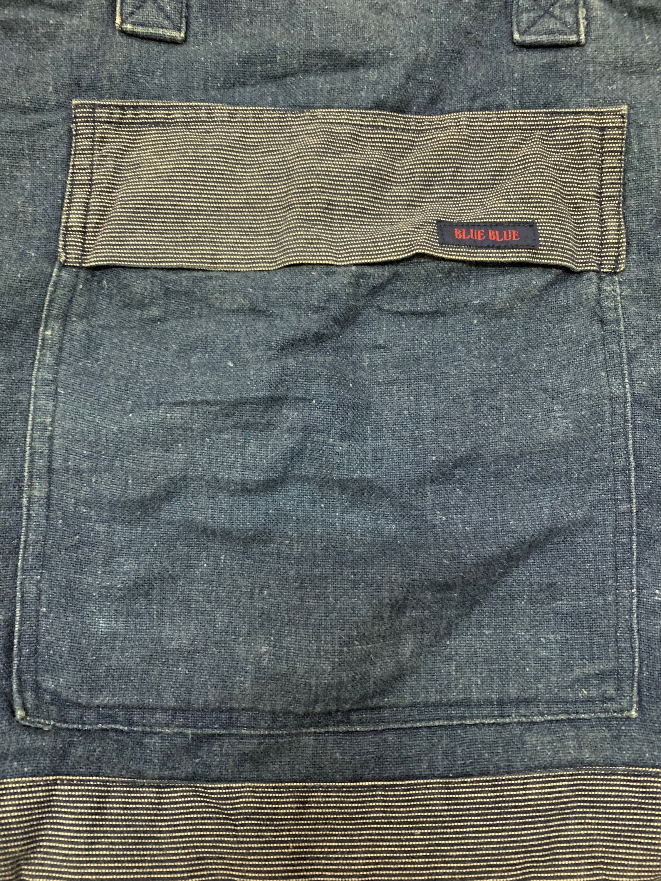 Blue Blue Japan Pure Indigo Denim Tote Bag One Saiz - Etsy