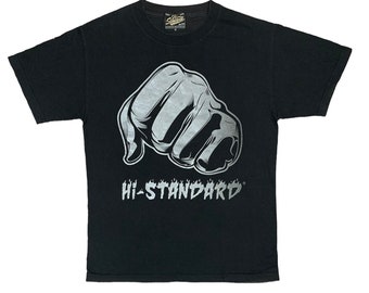 Vintage Hi Standard Fat Wreck Chords Record Tshirt Japan