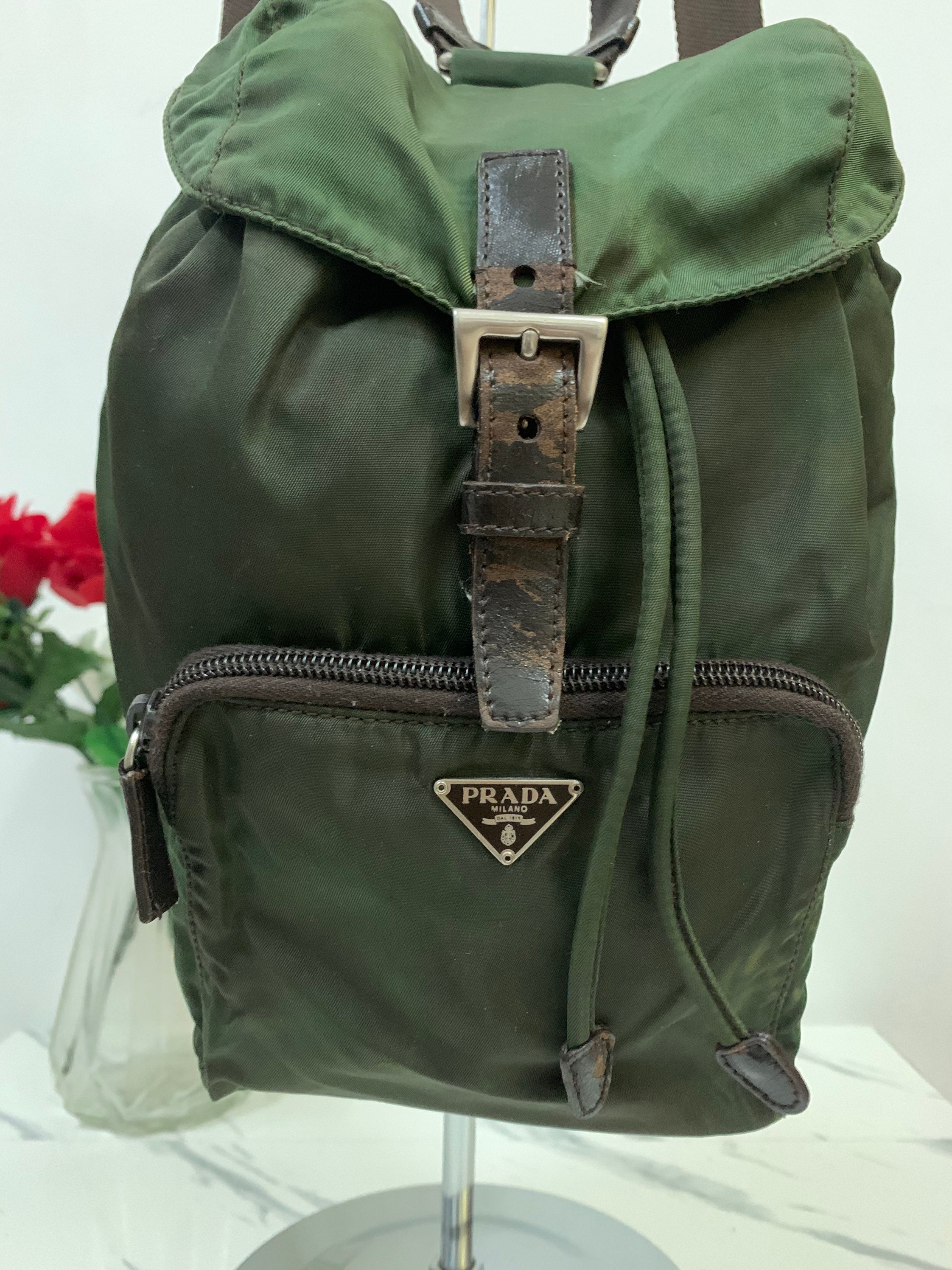 Vintage Luxury Prada Nylon Mini Backpack - Etsy