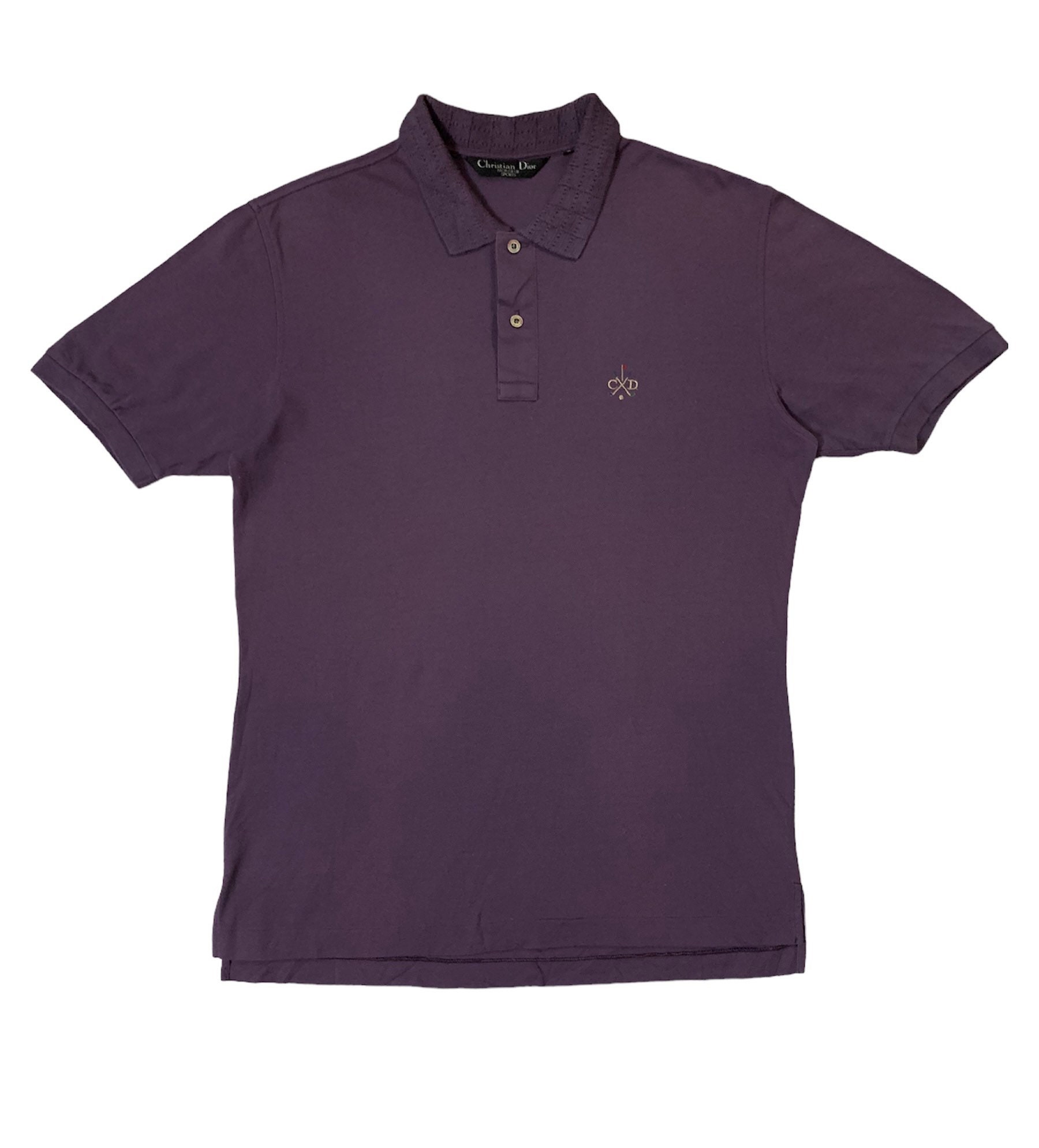 伊製 90s Christian Dior MONSIEUR Polo Vintage Christian Dior Monsieur Polo T-shirt Short Sleeve