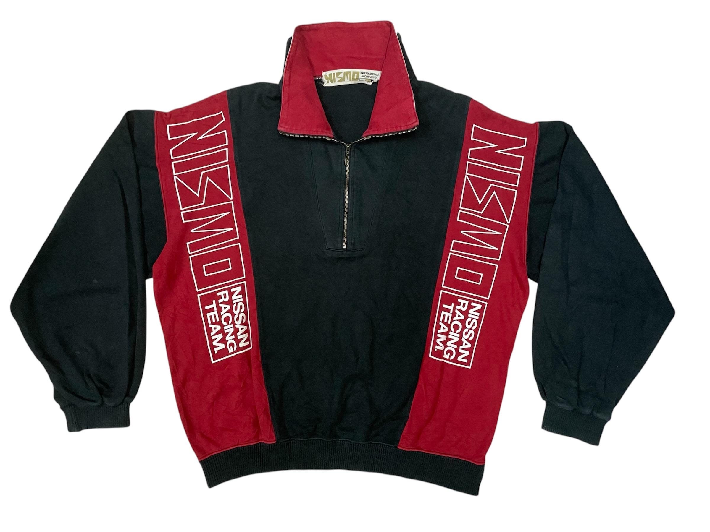 Vintage Nismo Nissan Racing Team Half Zipper Sweatshirt Size L - Etsy
