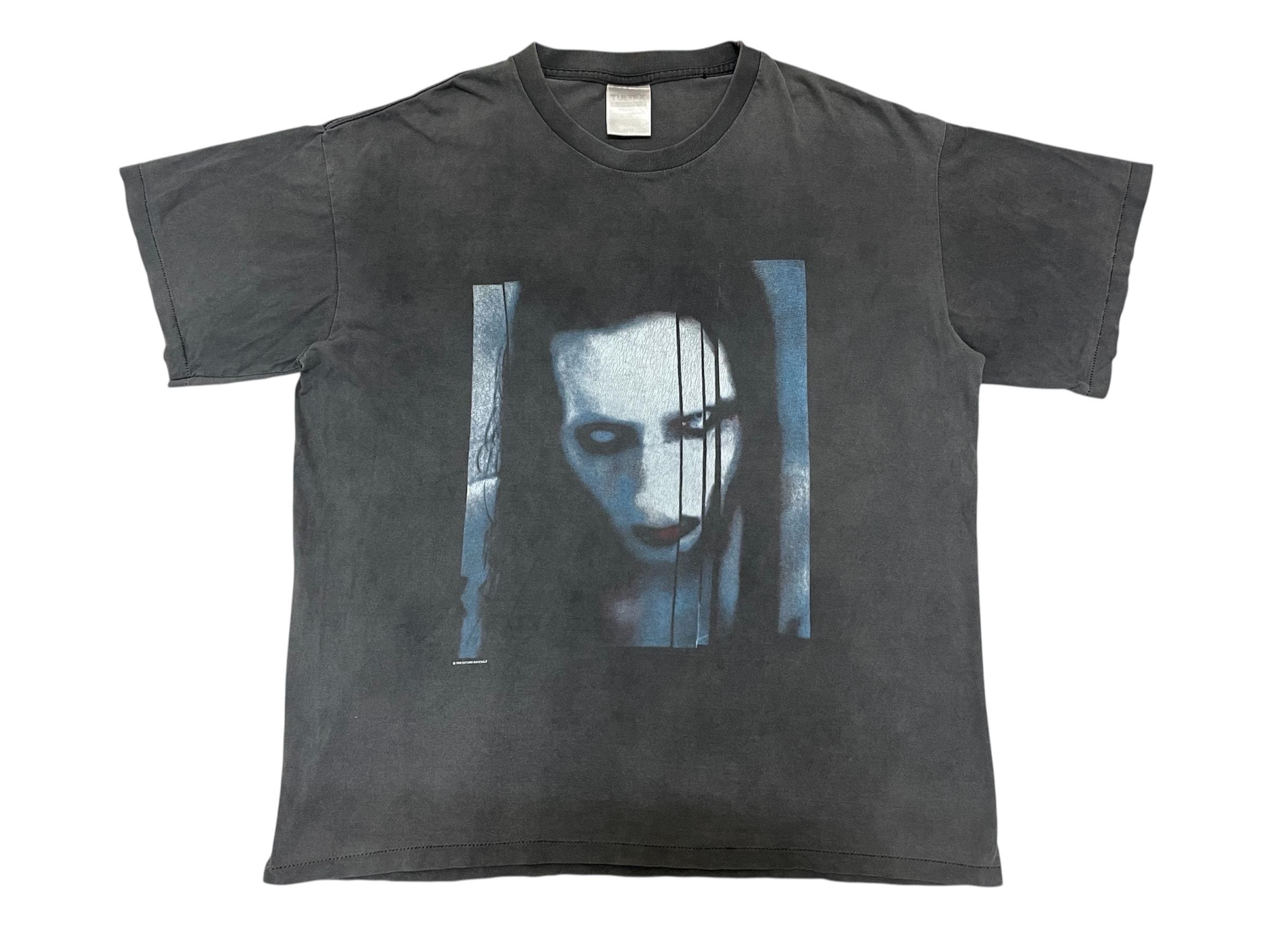 Vintage 90s Marilyn Manson the Long Hard Road Out of Hell Size L 