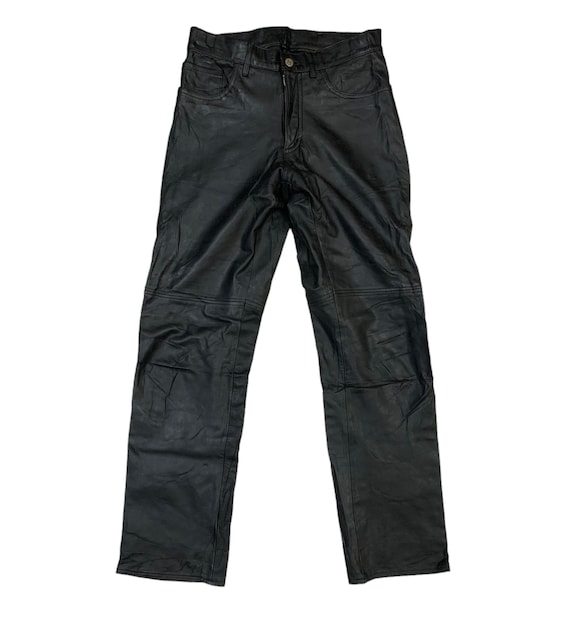 【Rare】 leather piping pocket chino pants PPFM Leather Pants Size 30 - Etsy