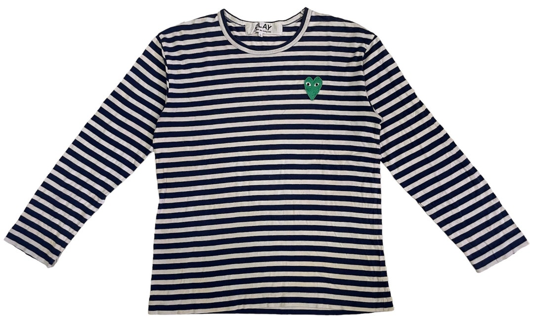 Comme Des Garcons Striped Long Sleeve Tshirt Size L - Etsy Comme Des Garcons Striped Long Sleeve Tshirt Size L - Etsy