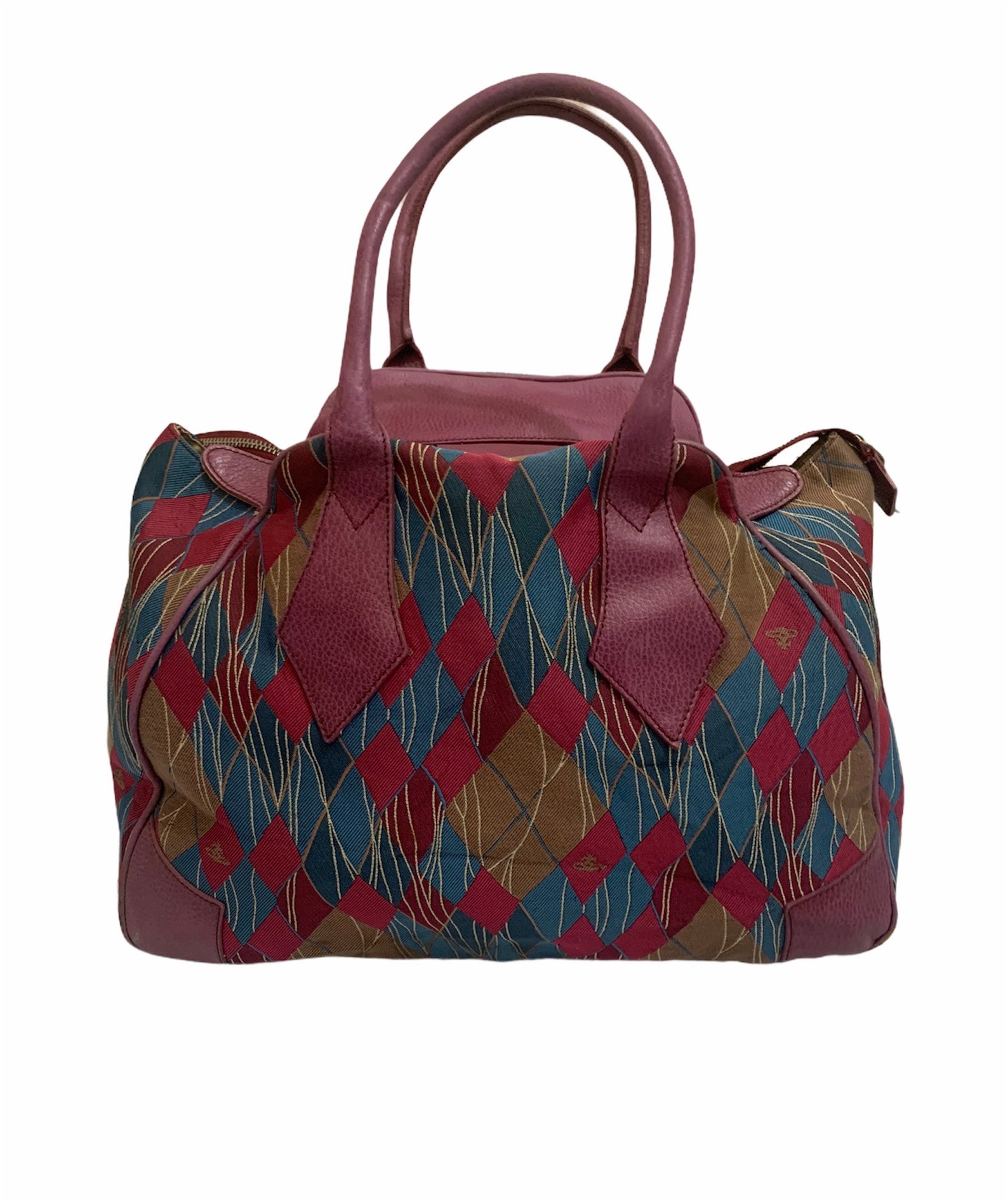 Vivienne Westwood Argyle Top Handle Bag Etsy