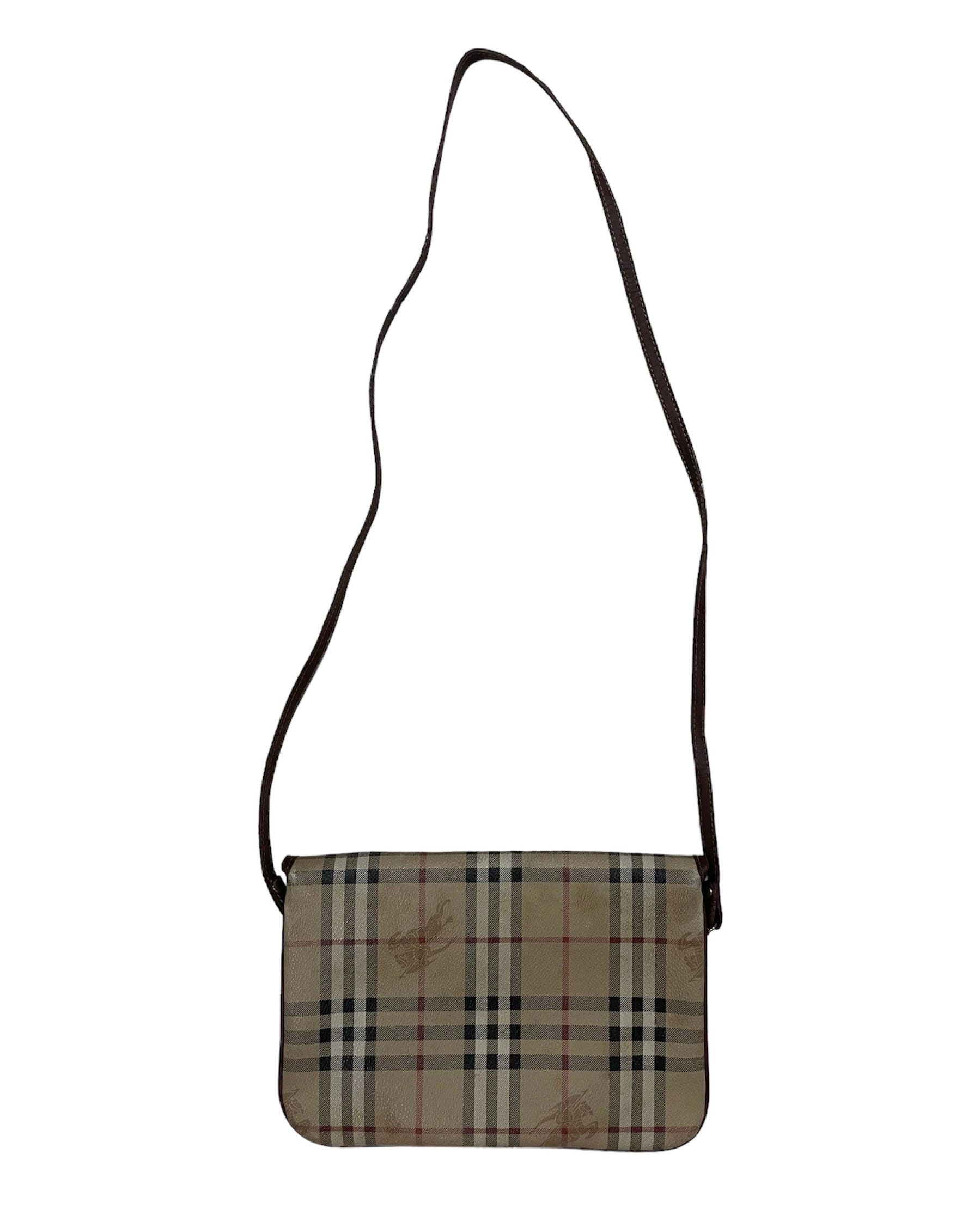 Burberry ヴィンテージ チェック SLING BAG Burberry Sling check-pattern Shoulder Bag | Neutrals | FARFETCH