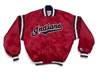 Indians Baseball Jacket Pro Sports Diamond Collection Starter Indians Baseball Jacket Pro Sports Diamond Collection Starter