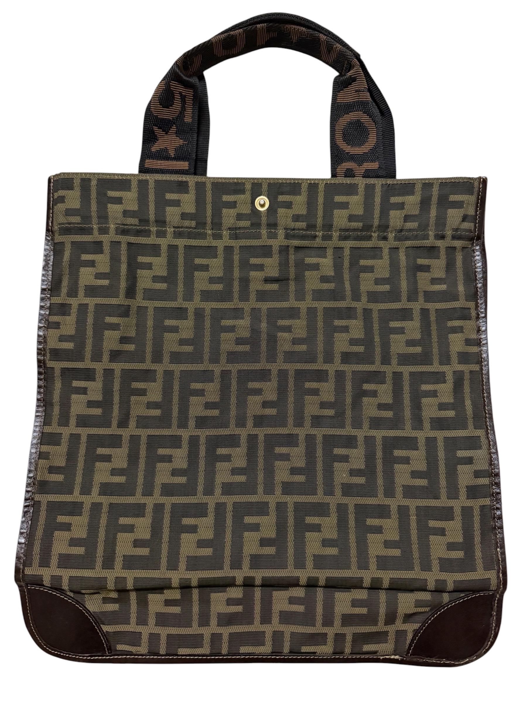Fendi Zucca Vintage Tote - Etsy