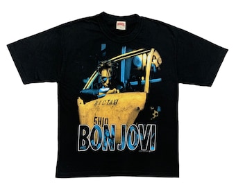 Vintage 90s Bon Jovi World Tour T-shirt, Made in USA - Etsy