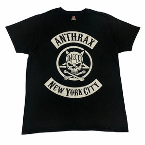 Anthrax Metal Rock Band Tee Size XL