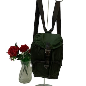 Vintage Luxury Prada Nylon Mini Backpack