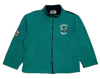 【激レア】 シャーロット ホーネッツ ビンテージジャケット セット 90s【チャンピオン】シャーロット ホーネッツ ナイロン セットアップ