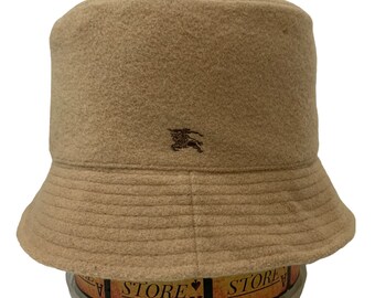 Vintage Burberry Classic Beige Nova Check Bucket Hat Size  display picture 2