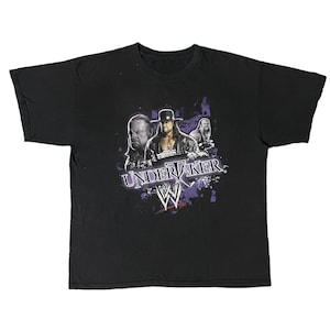 Vintage Y2K Wresling The Undertaker Tshirt Size XL