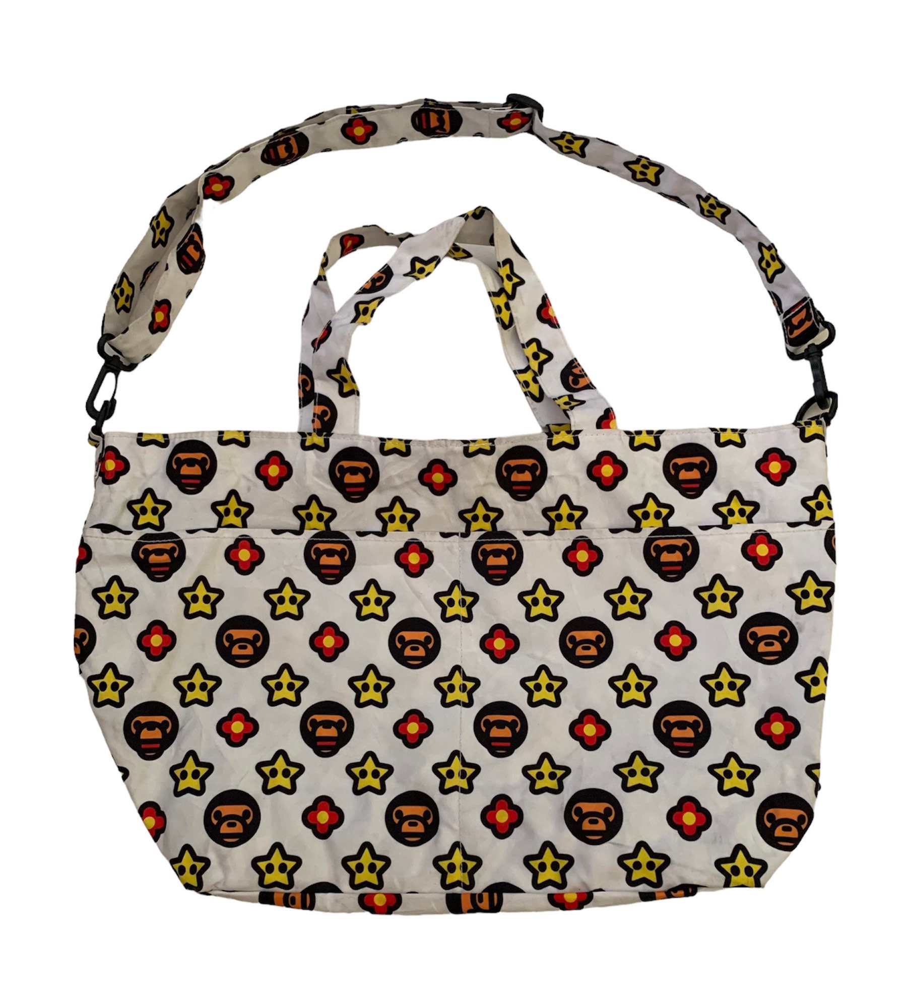 BAPY By A BATHING APE Women's Twist Top Handle 2-Way Handbag