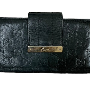 Gucci GG monogram leather holder medium notebook for planner