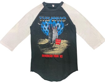 オリジナル THE WHO 1982 ツアー ヴィンテージ T シャツ - Etsy 日本