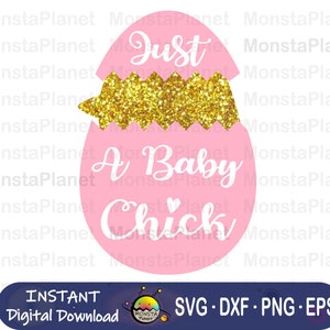 ただの赤ちゃんひよこ SVG、ハッピーイースター SVG、女性向けイースター SVG、子供向けイースター SVG、女の子向けイースター SVG、イースターシャツ、Cricut 用イースターファイル