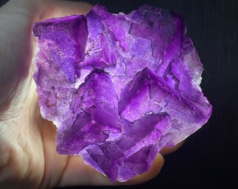 Lila Kubischer Fluorit aus Illinois