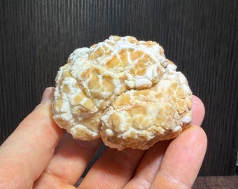 Unusual Combination piece - Selenite with Creedite aka Popcorn Selenite
