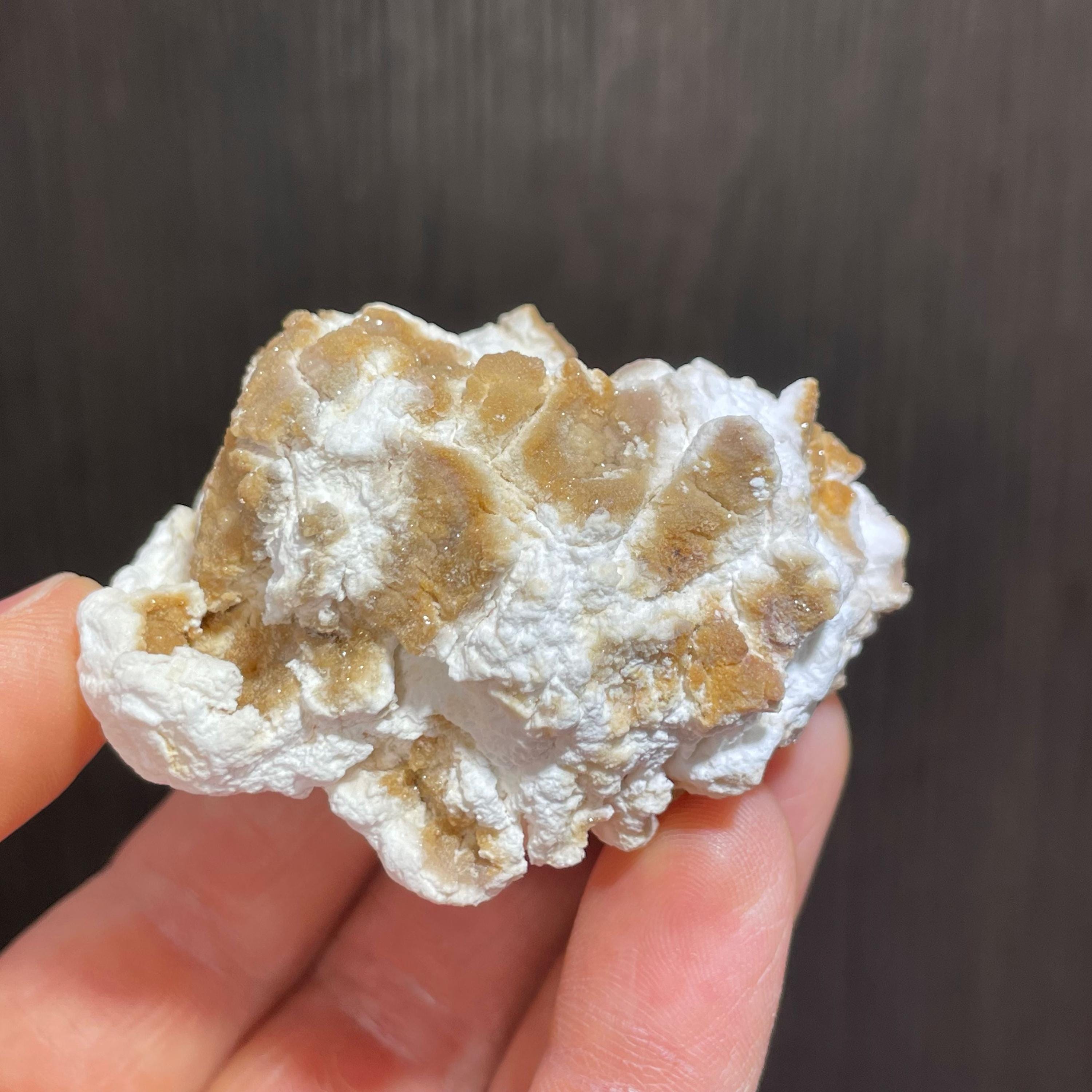 珍しい組み合わせの作品 - セレナイトとクリーダイト（別名