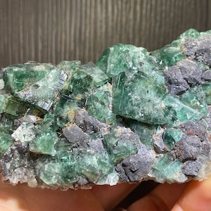Highly fluorescent - Diana Maria Mine Cubic Fluorite - From Durham, England