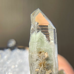 Lustrous Quartz Crystal with Chlorite inclusions from Arkansas