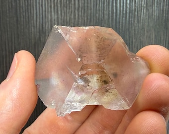 Fluorescent Petroleum included fluorite Crystal from Cave-In-Rock, Illinois