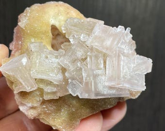 Halite crystals with Trona from Searles Lake in California