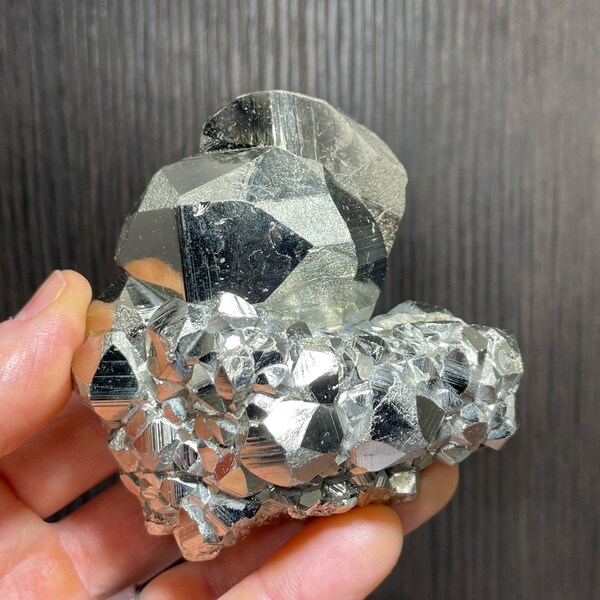 Uniquely Shaped Pyrite Crystal from the Huanzala Mine in Peru