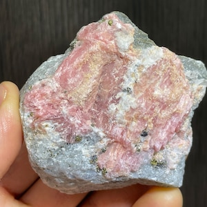 Colorado Sweet Home Mine - Detroit City Portal - Rhodochrosite with Pyrite