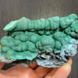 Botryoider Malachit aus der Demokratischen Republik Kongo