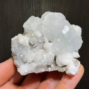 Combination piece - Stilbite, Apophyllite and Heulandite Crystals - with old label