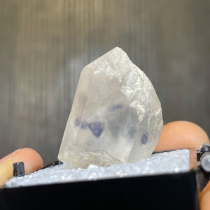 Rare - Natural Quartz with Fluorite Inclusions from Madagascar