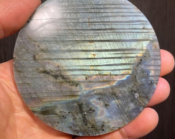 Four Labradorite Coasters From Madagascar