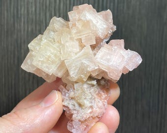 Halite Crystals with Trona from Searles Lake in California