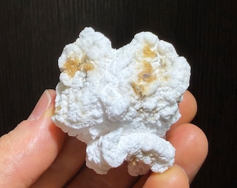 Unusual Combination piece - Selenite with Creedite aka Popcorn Selenite