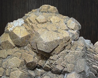Shimmering Pyrite Crystals on/in Calcite from China