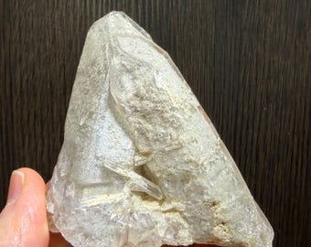 Inter-grown Quartz Crystals with Clay Inclusions from Brazil