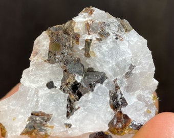 Uncommon Mineral from Closed Mine - Cryolite with Siderite from Ivigtut, Greenland