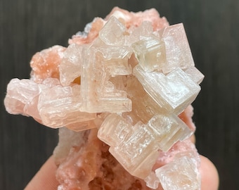 Halite crystals from Searles Lake in California.