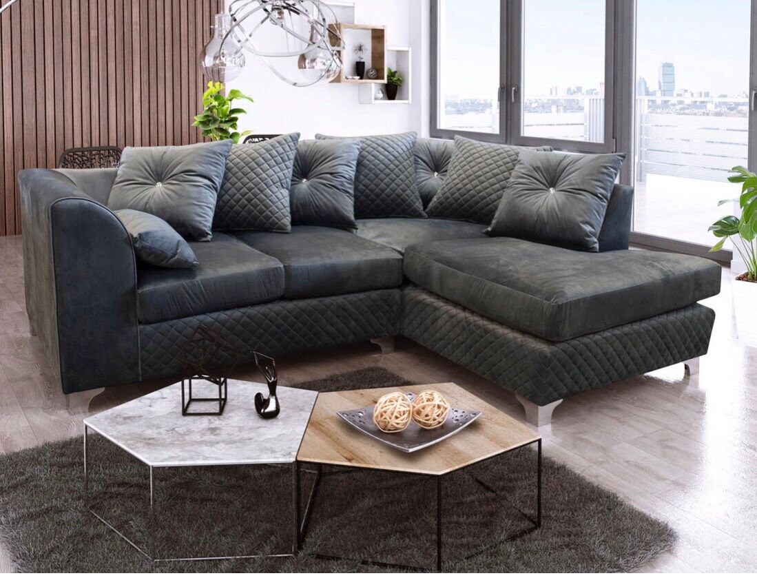 Porch & den diana linen grey chofa sectional online