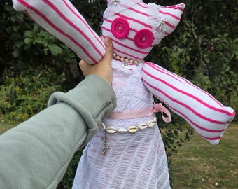 My vibe doll Stuffed Animals Plush Robots Kids Toys For Kids Handmade Gifts Ragdolls Gifts For Family Gifts For Friends Unique kitty Plushie