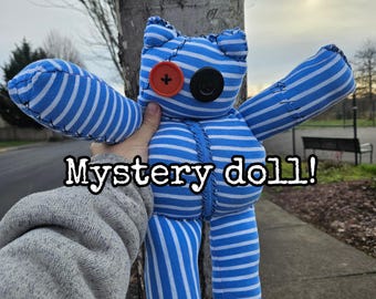 Hand-Stitched Mystery Robot Plush Doll – One-of-a-Kind Allybots Stuffed Animal