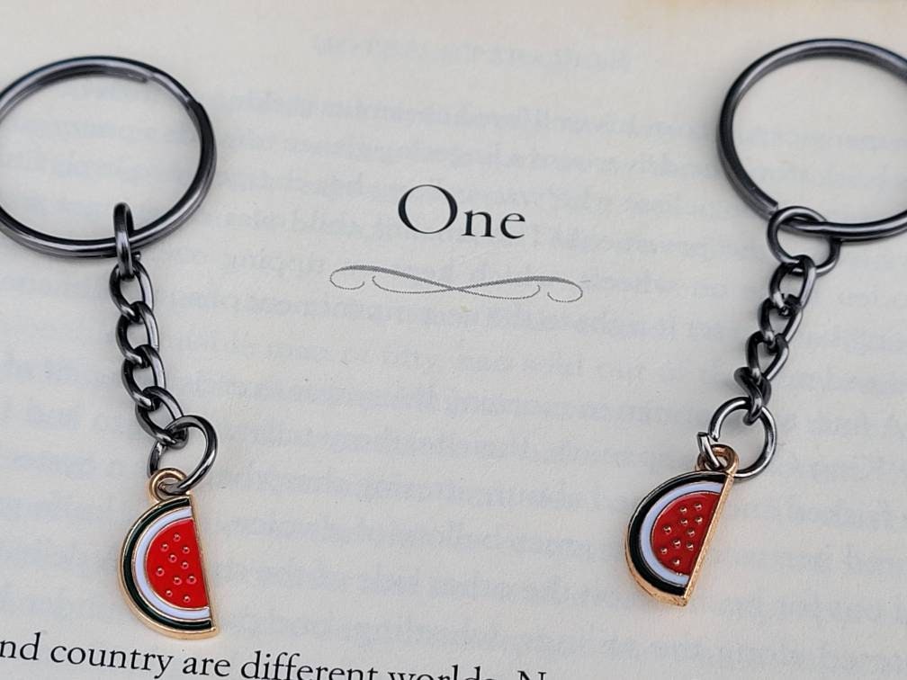Best friend Keychains. Fruit Keychains. Matching keychains. Etsy