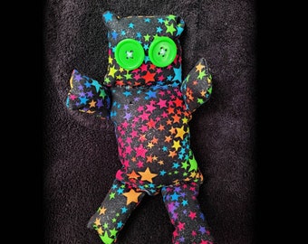 Ally Bots - Handmade dolls - rag dolls - robots - baby bot - button eyes - small doll - Stuffed animals